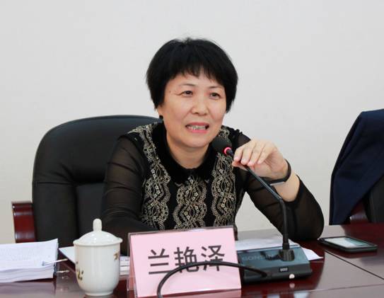 说明: 兰艳泽副校长发言