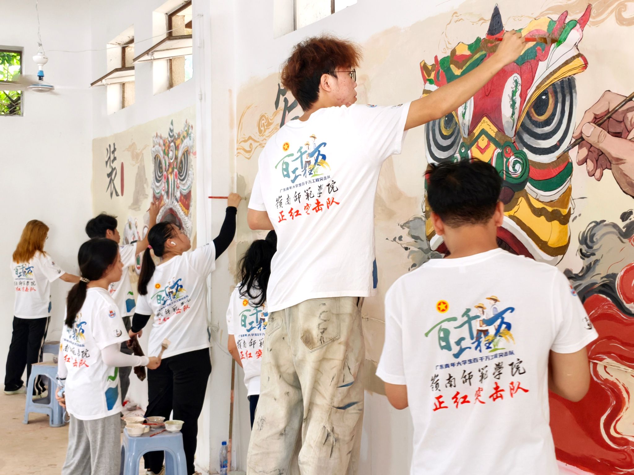 把非遗画进乡村产业园！校领导走访慰问我院“百千万工程”突击队