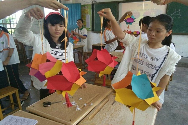 手工制作现场